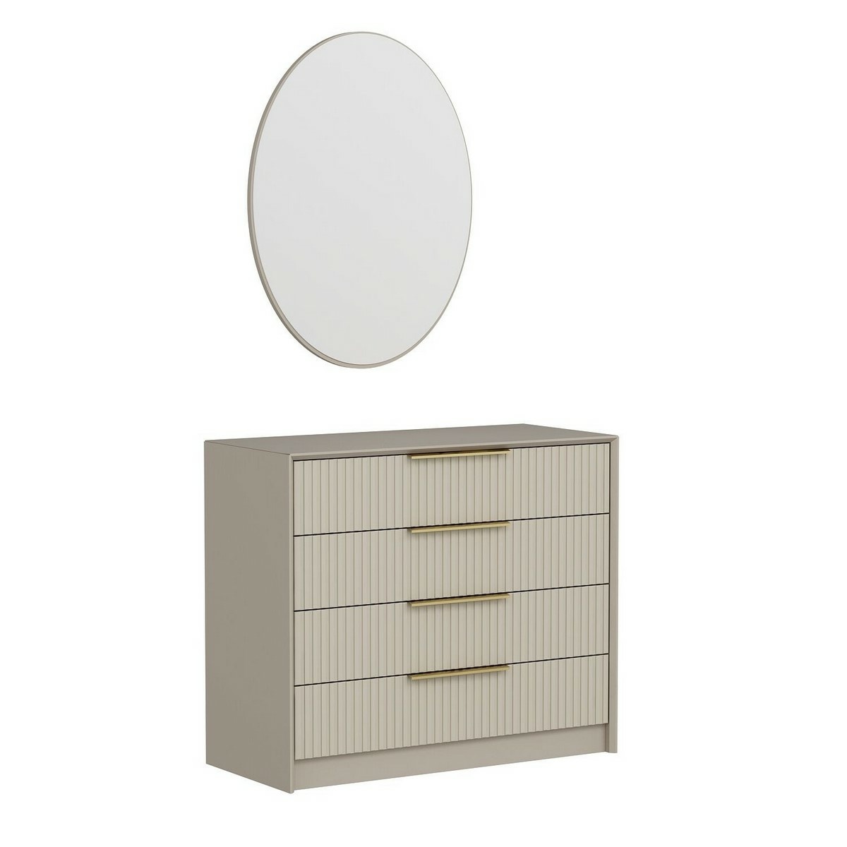 Komoda se zrcadlem Kale Beige