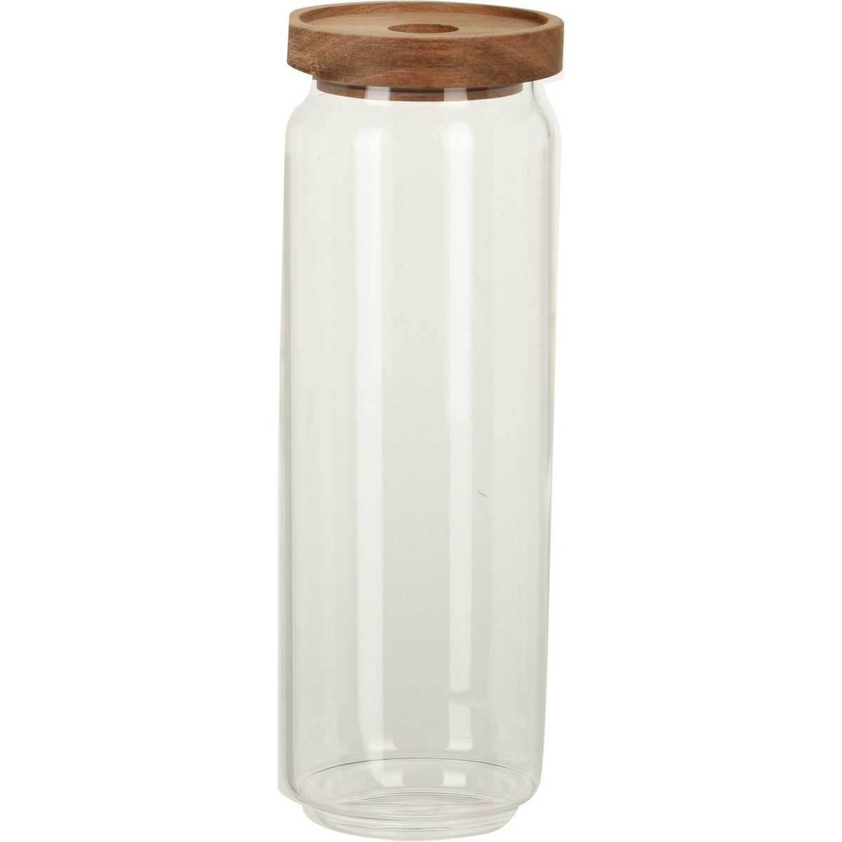Skleněná dóza s akáciovým víčkem 1300 ml