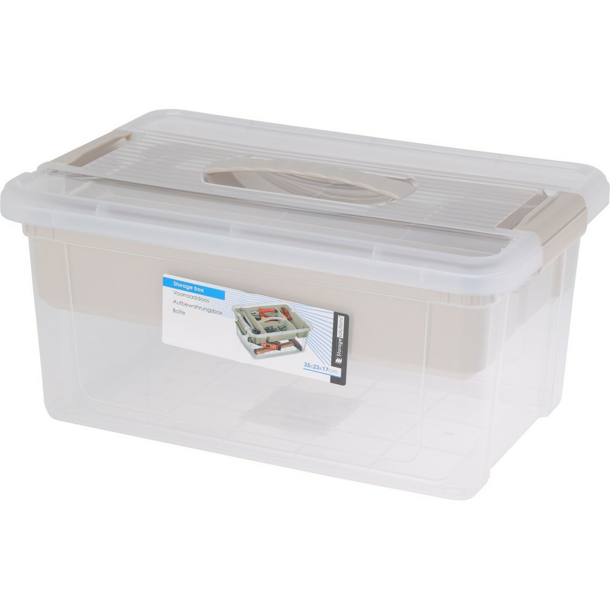 Storage Solutions Plastový úložný box s vložkou 9 l