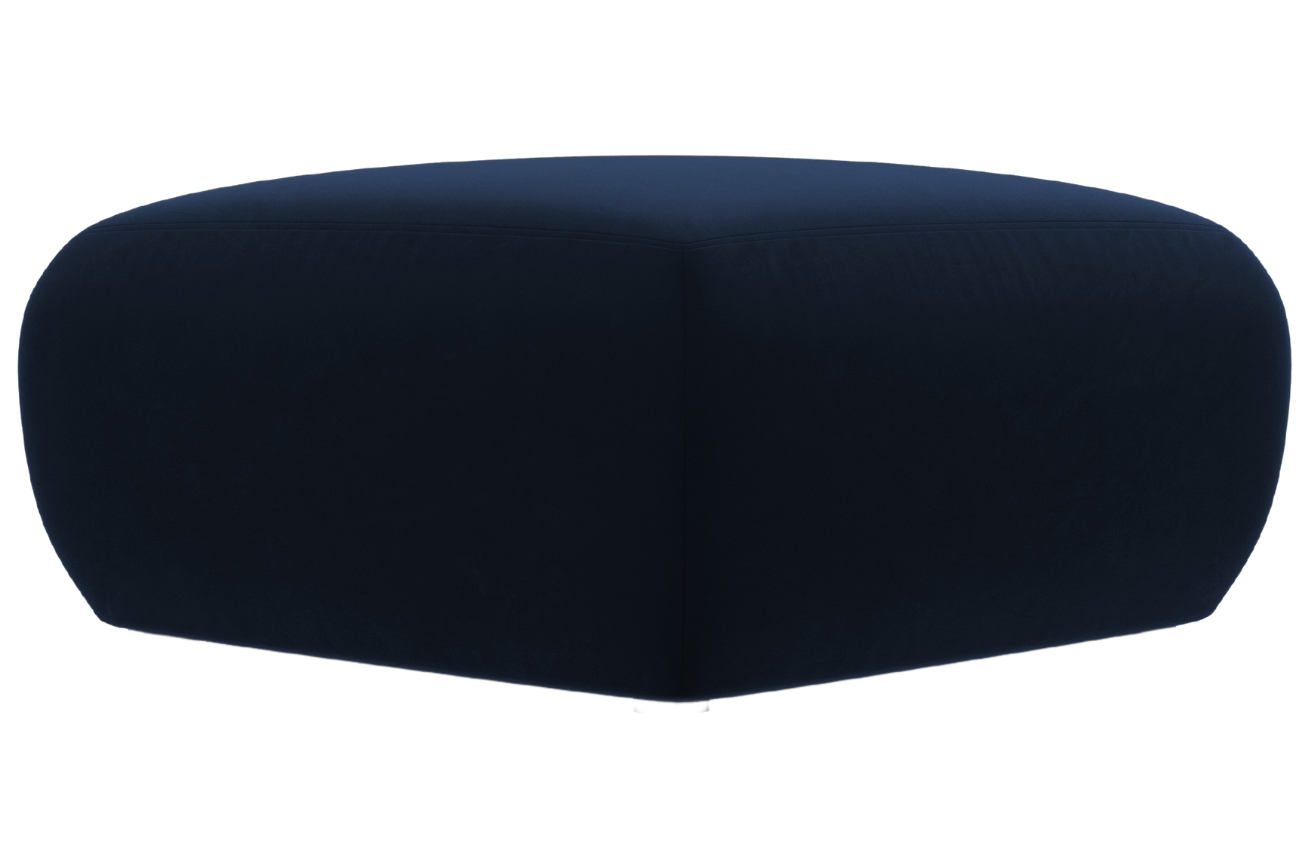 Windsor & Co Sametová podnožka Lola 75 x 75 cm