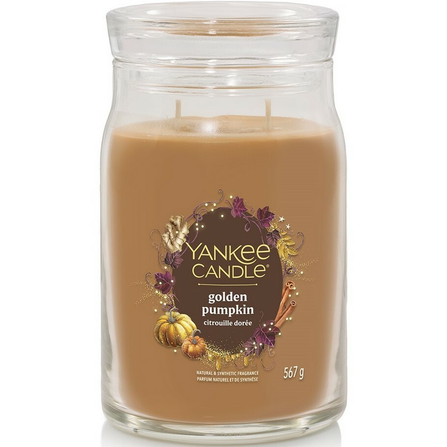 Yankee Candle Vonná svíčka velká Signature Golden Pumpkin