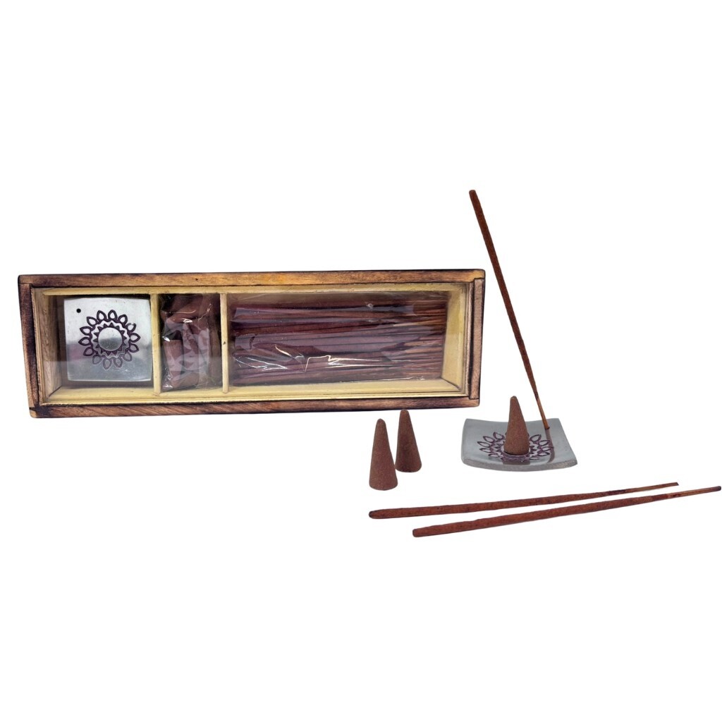 Arome Dřevěna dárková sada vonných tyčinek