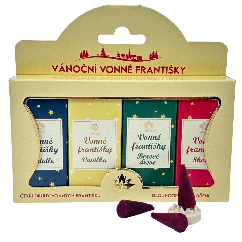 Arome Vánoční vonné františky s držákem