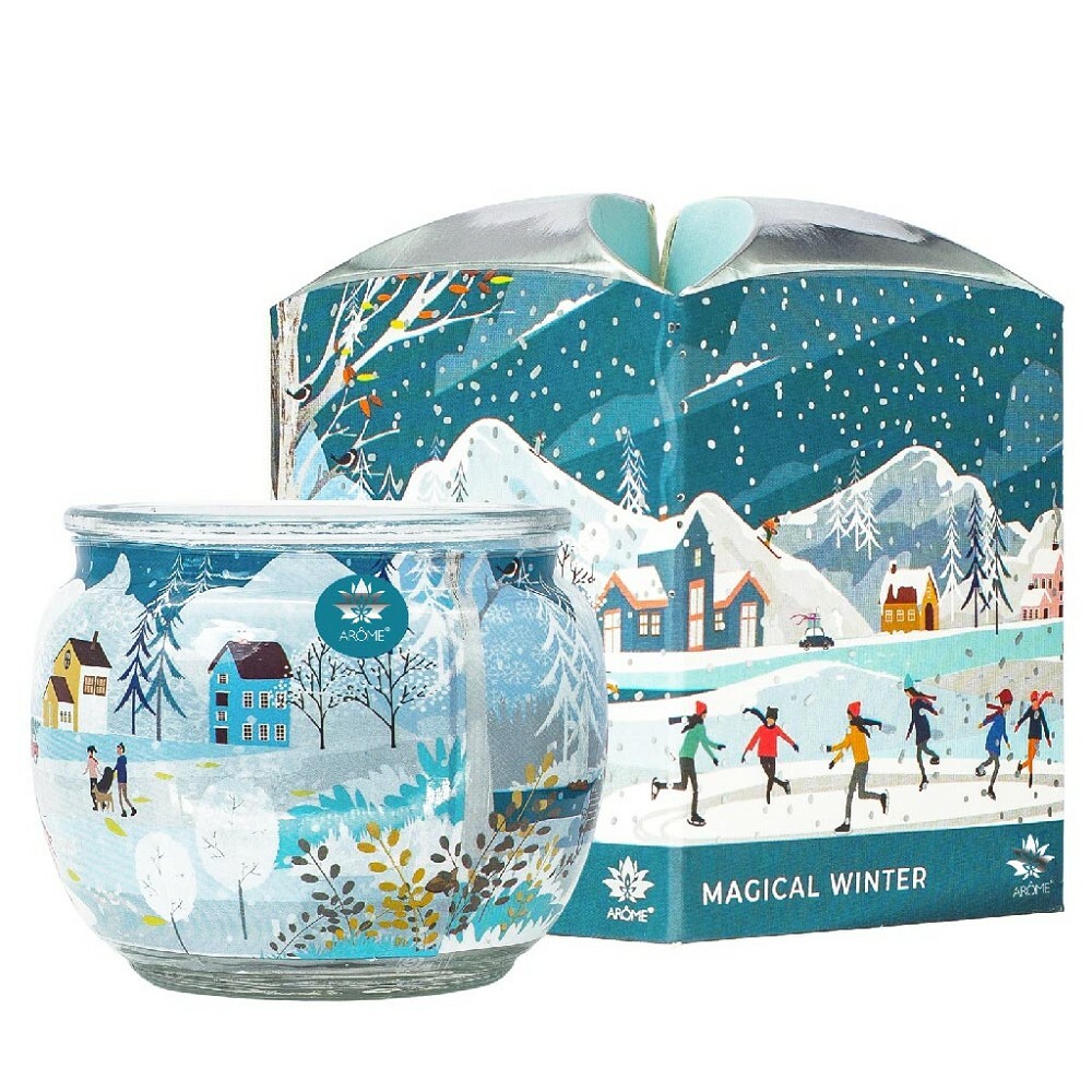 Arome Vonná svíčka ve skle Magical Winter