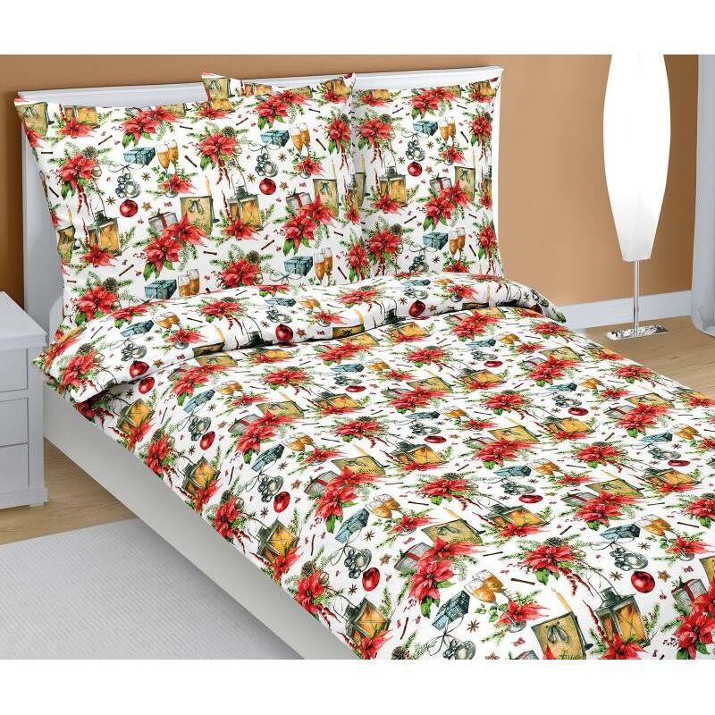 Bellatex Vánoční bavlněné povlečení Hvězda