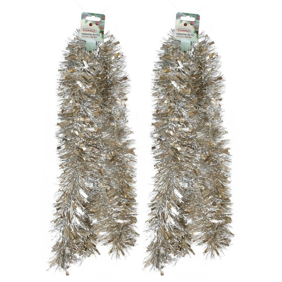 Bohatý vánoční řetěz Champagne