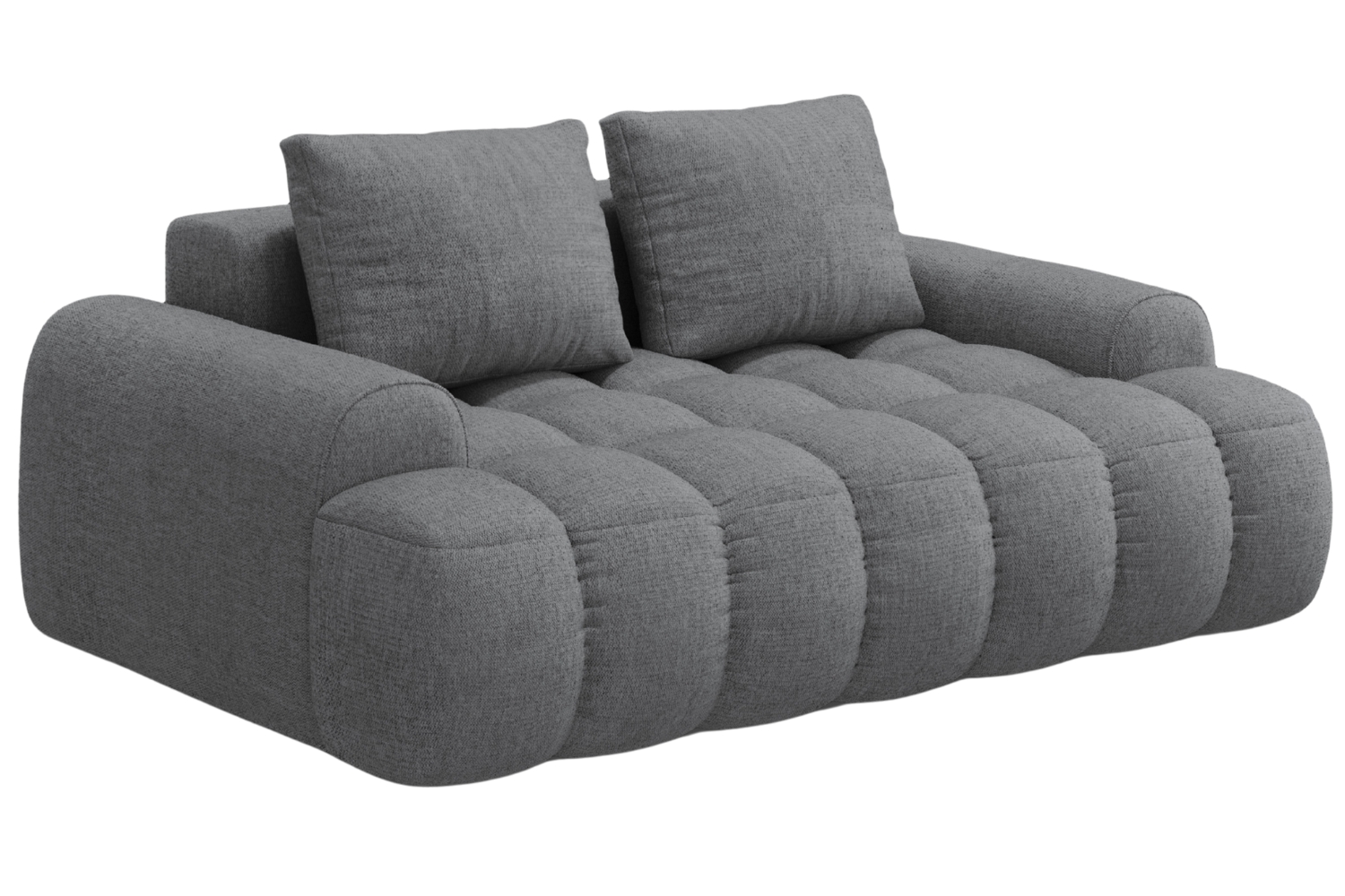 Cosmopolitan Design Šedá dvoumístná pohovka Linz 175 cm