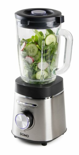 DOMO DO740BL stolní mixér se skleněnou nádobou