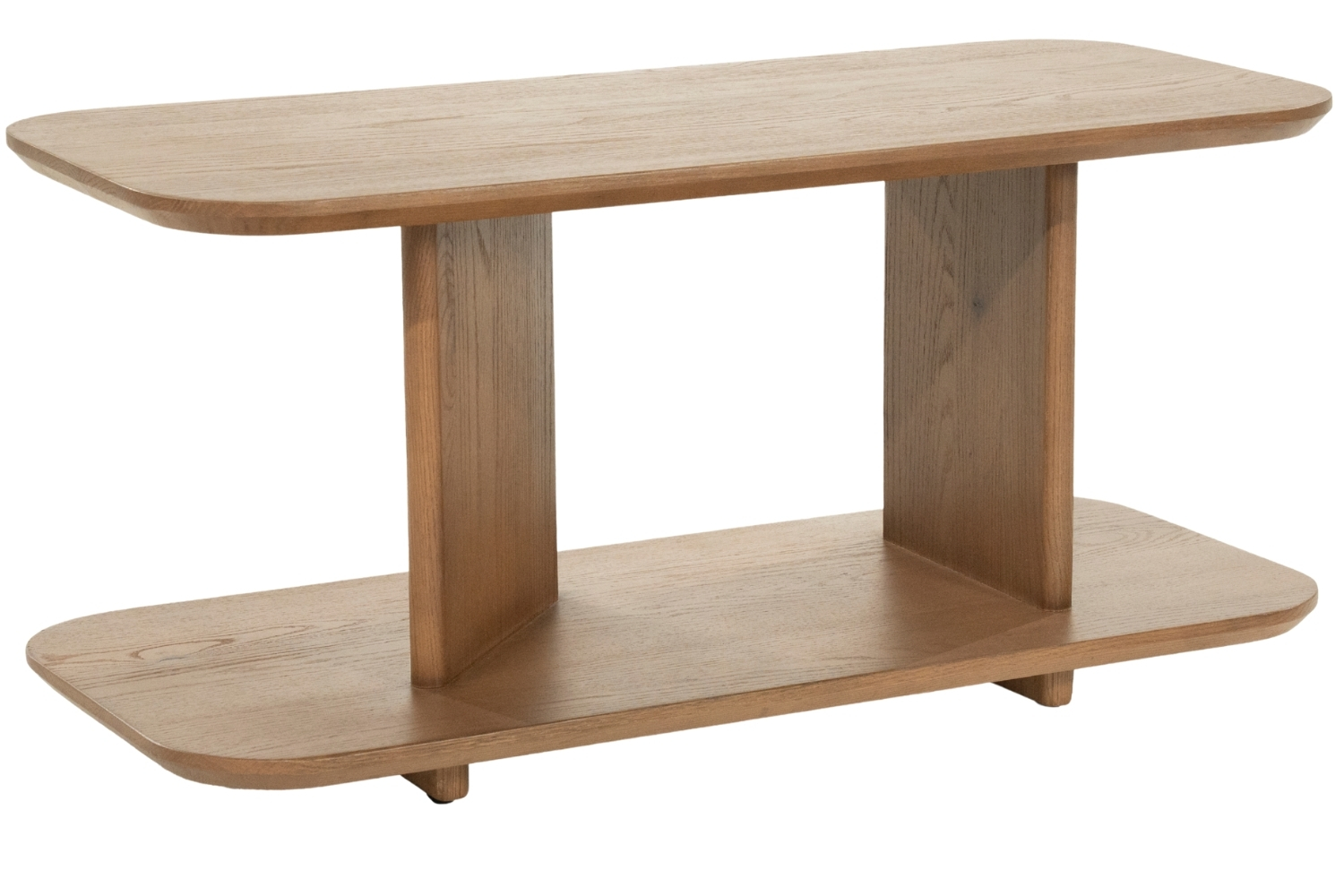 Eleonora Hnědý dubový odkládací stolek Ty 90 x 40 cm