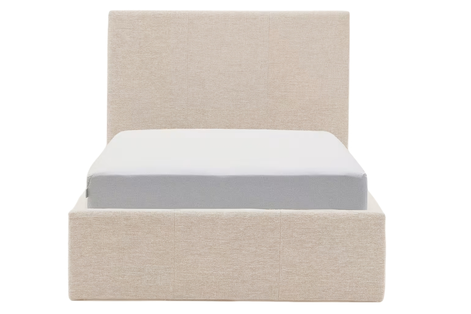 Kave Home Béžová jednolůžková postel Nahiri 90 x 200 cm