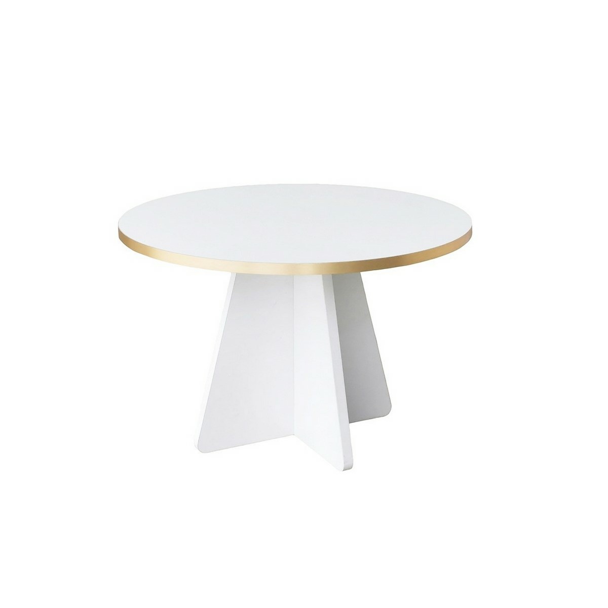 Konferenční stolek Mushroom Gold and White