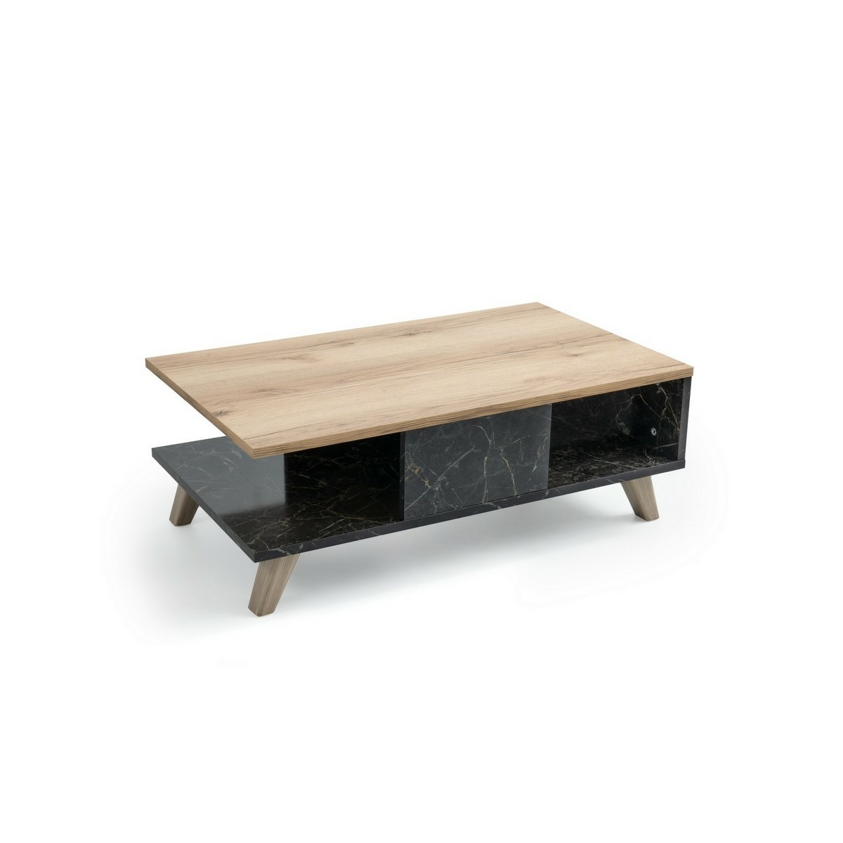 Konferenční stolek Sumer Marble and Oak