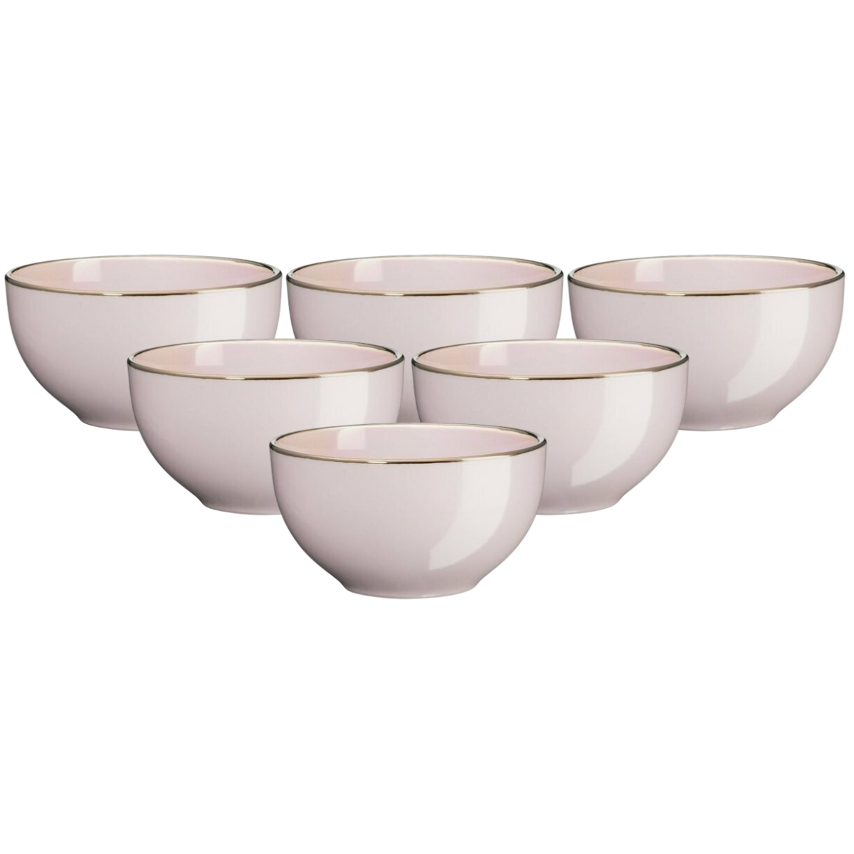 Mäser Polévková miska Metallic RIM Pink