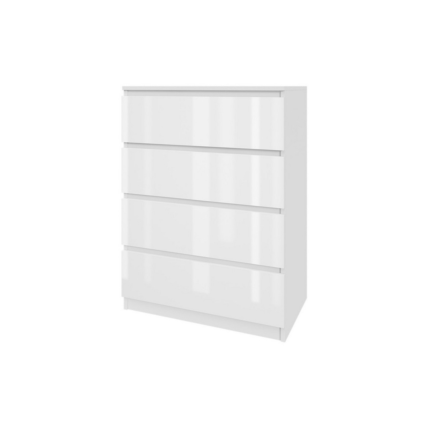 Komoda 70/4 - bílý lesk