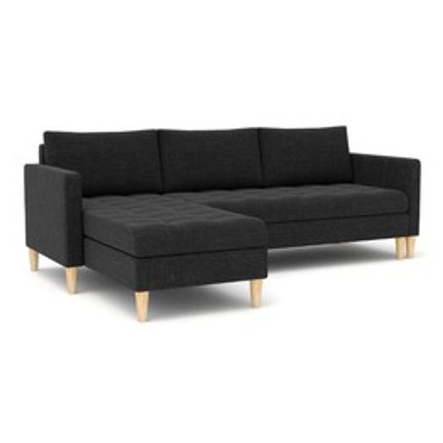 Rozkládací rohová sedací souprava OSLO Černá Levá