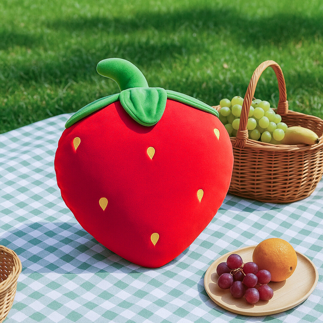 Polštářek Squish Jahoda Zahradníček