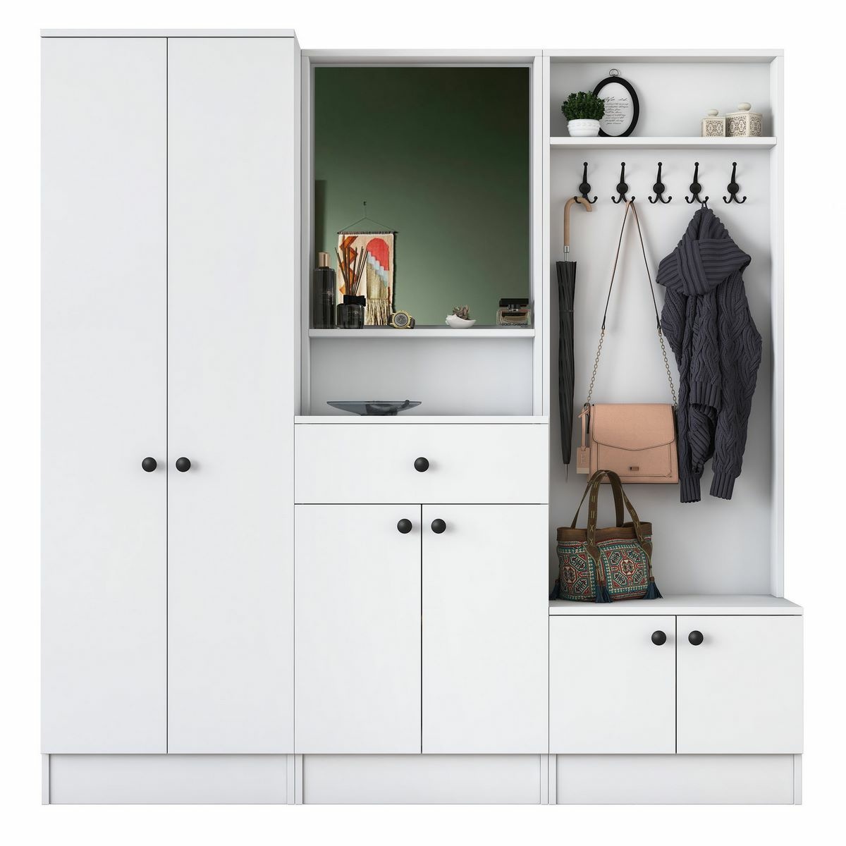 Předsíňová sestava Mio White I