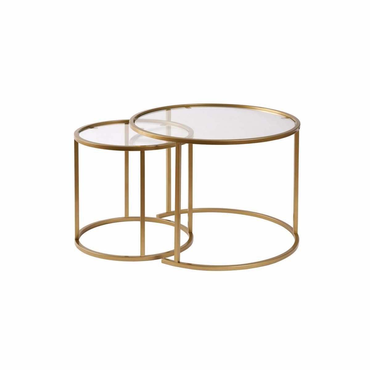 Sada konferenčních stolků Aurum Gold 60 cm