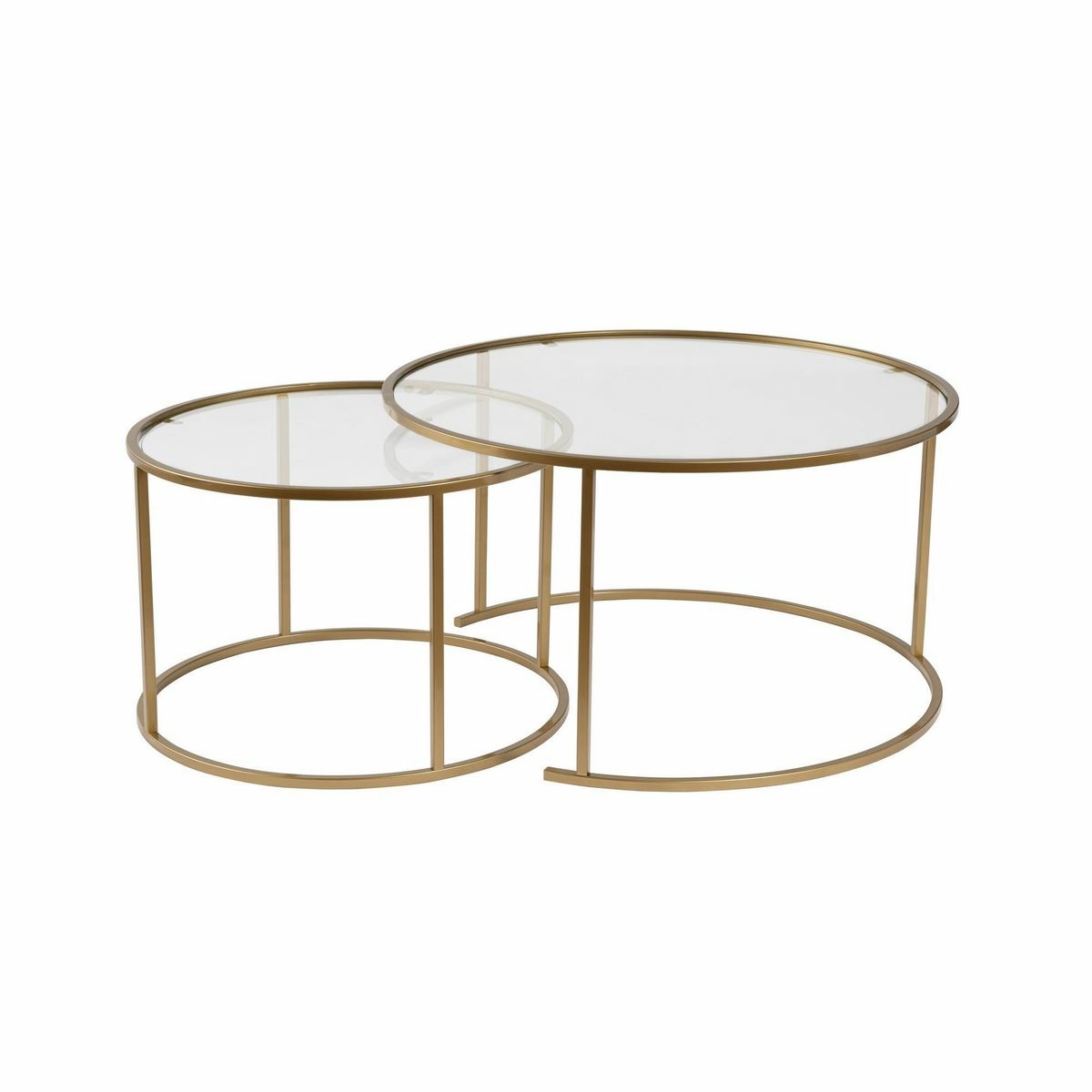 Sada konferenčních stolků Aurum Gold 80 cm