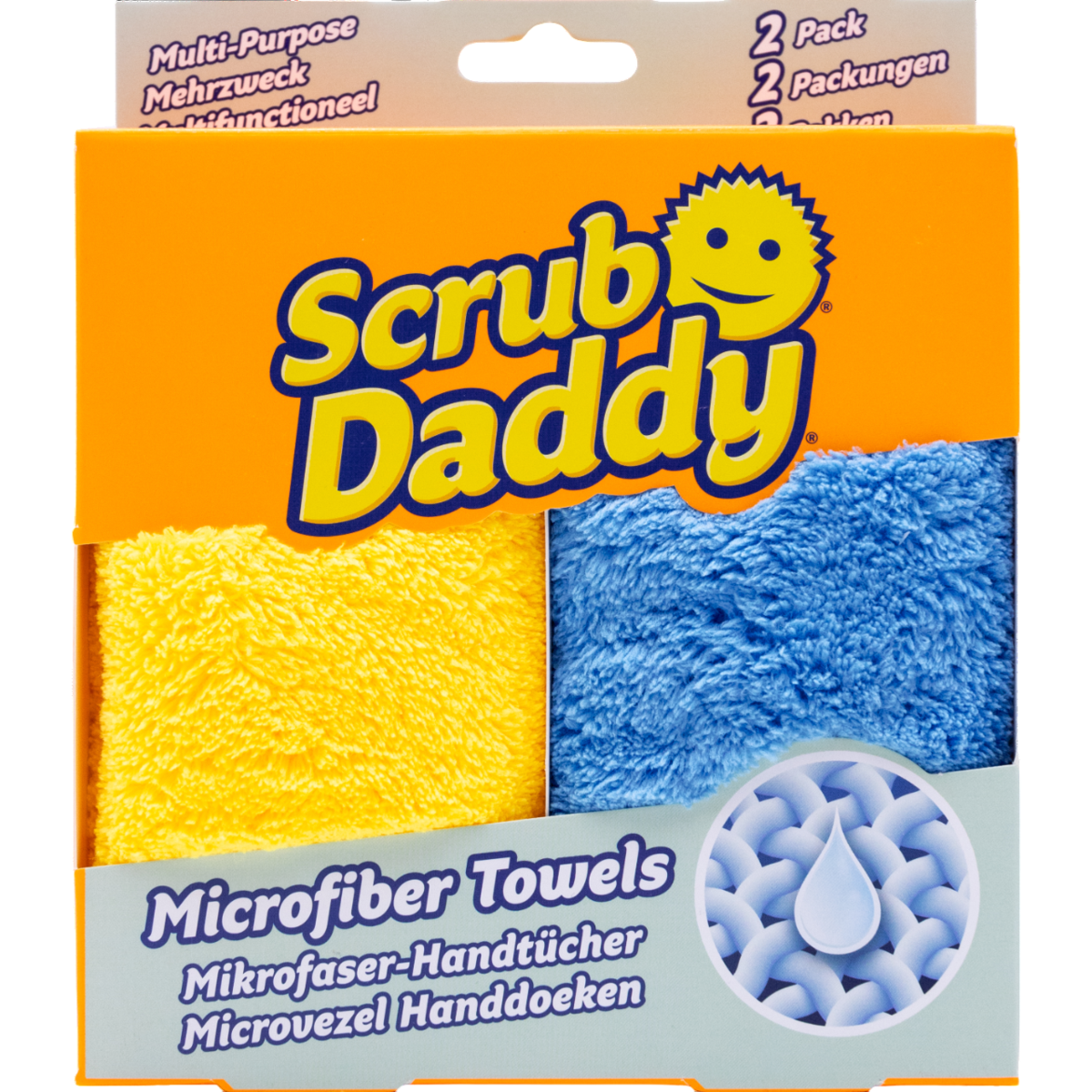 Scrub Daddy Scrub Daddy utěrky z mikrovlákna 2 ks