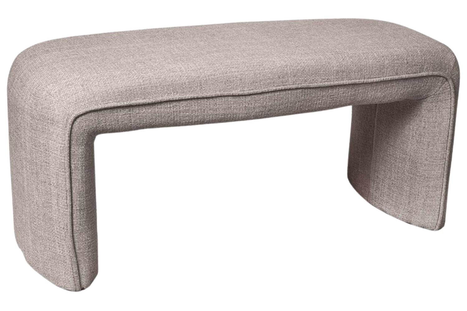 Somcasa Hnědošedá lavice Catania 100 cm