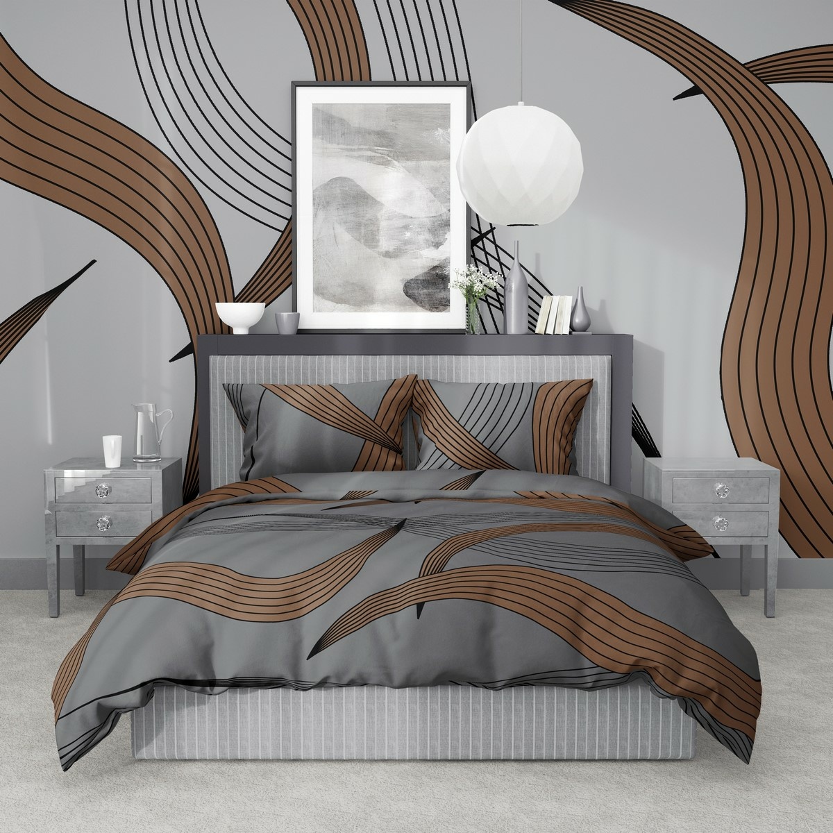 Stanex Bavlněné povlečení Gold Ribbon