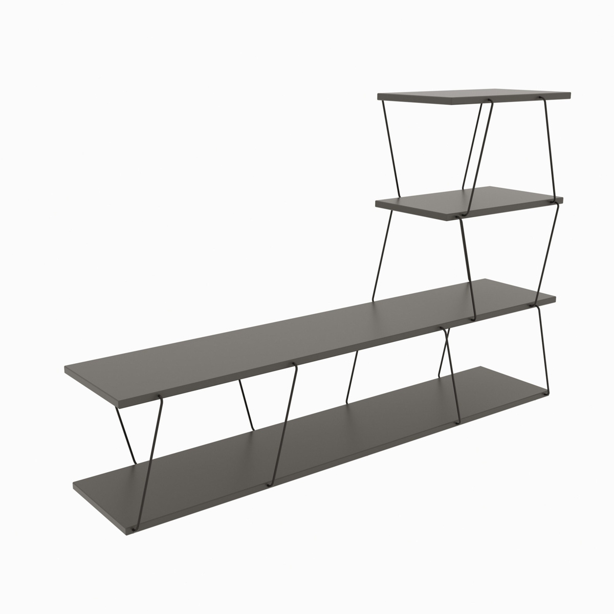 Televizní stolek Ilgaz Anthracite