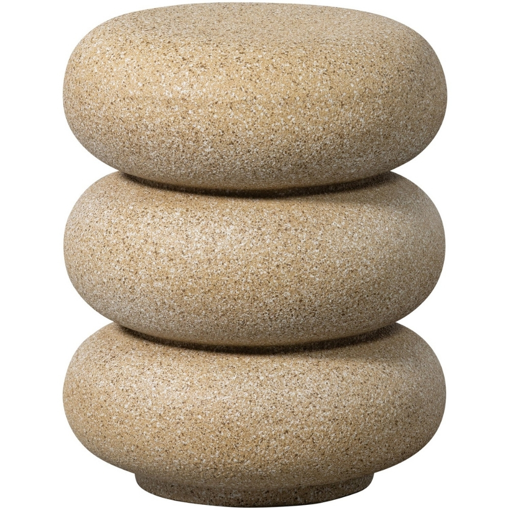 WOOOD Béžový odkládací stolek Laurel 40 cm