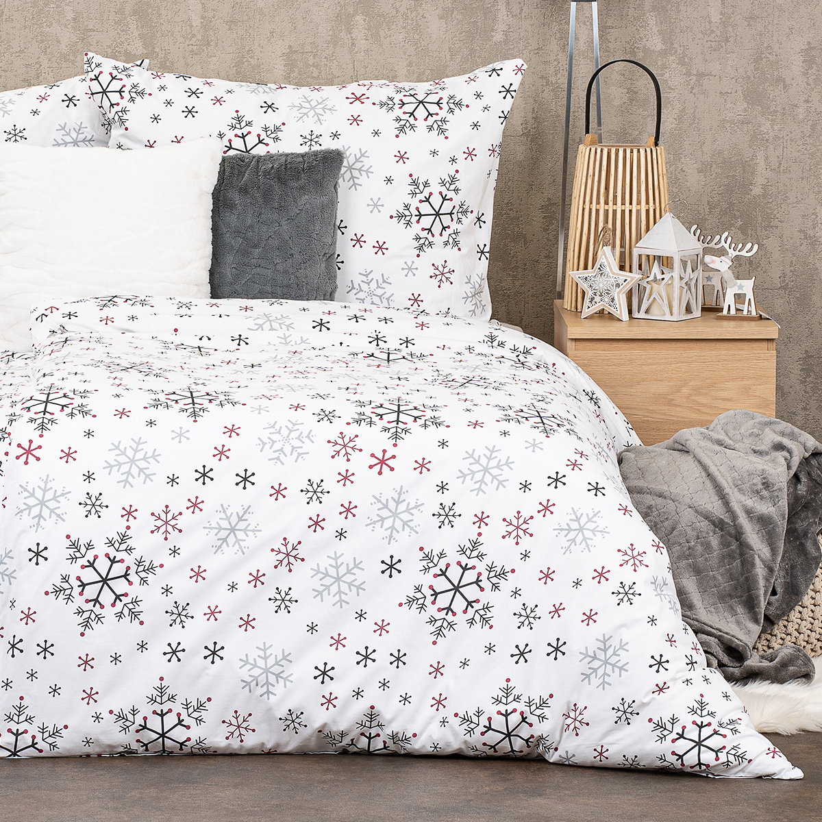 4Home Bavlněné povlečení Snowflakes
