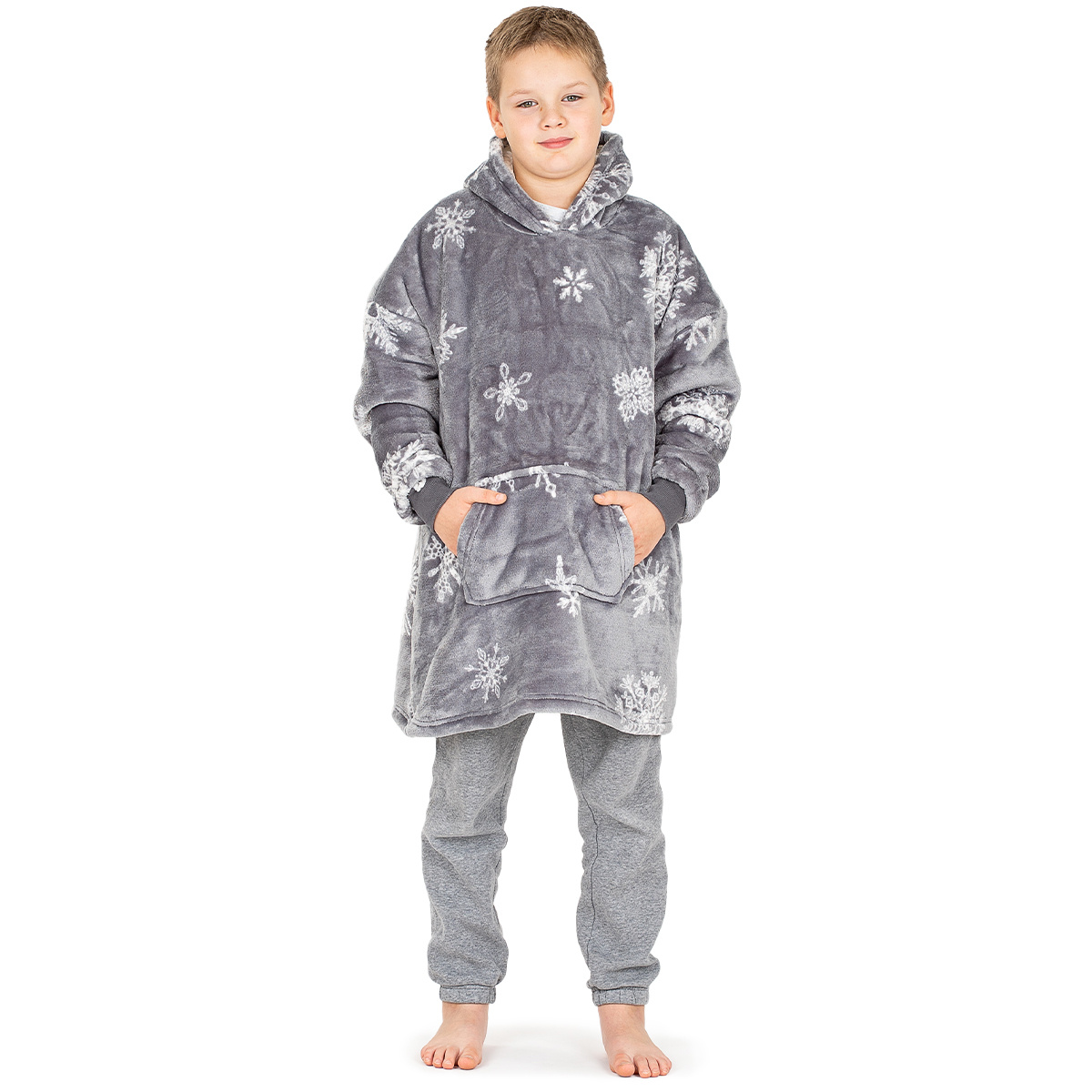 4Home Beránková mikina mikroplyš Silent Snowfall