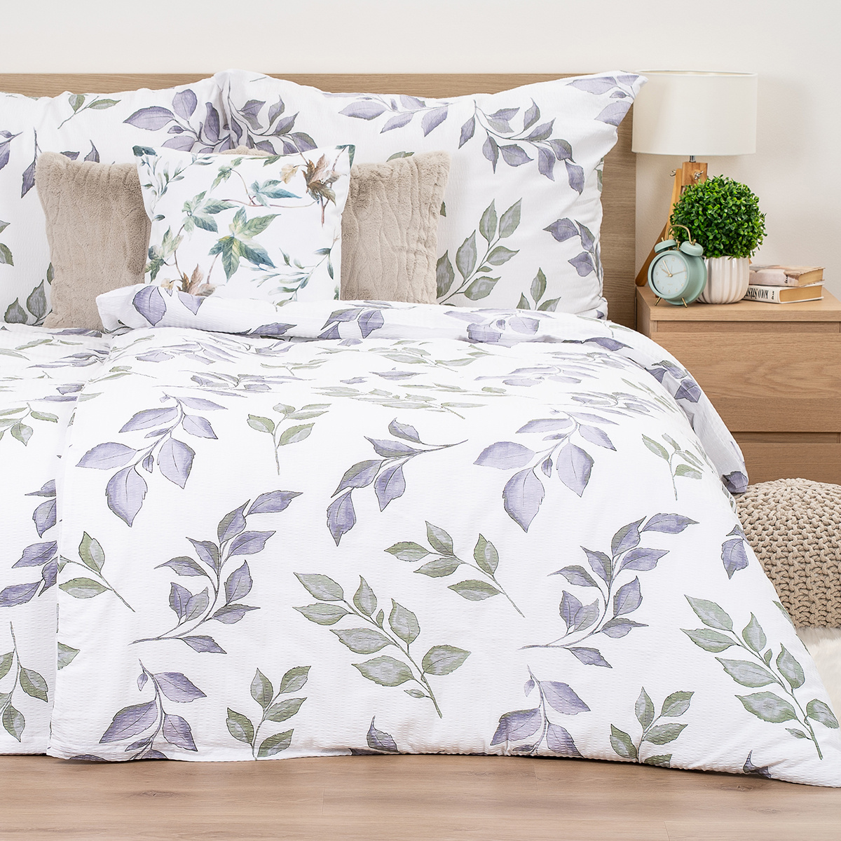 4Home Krepové povlečení Soft Leaves