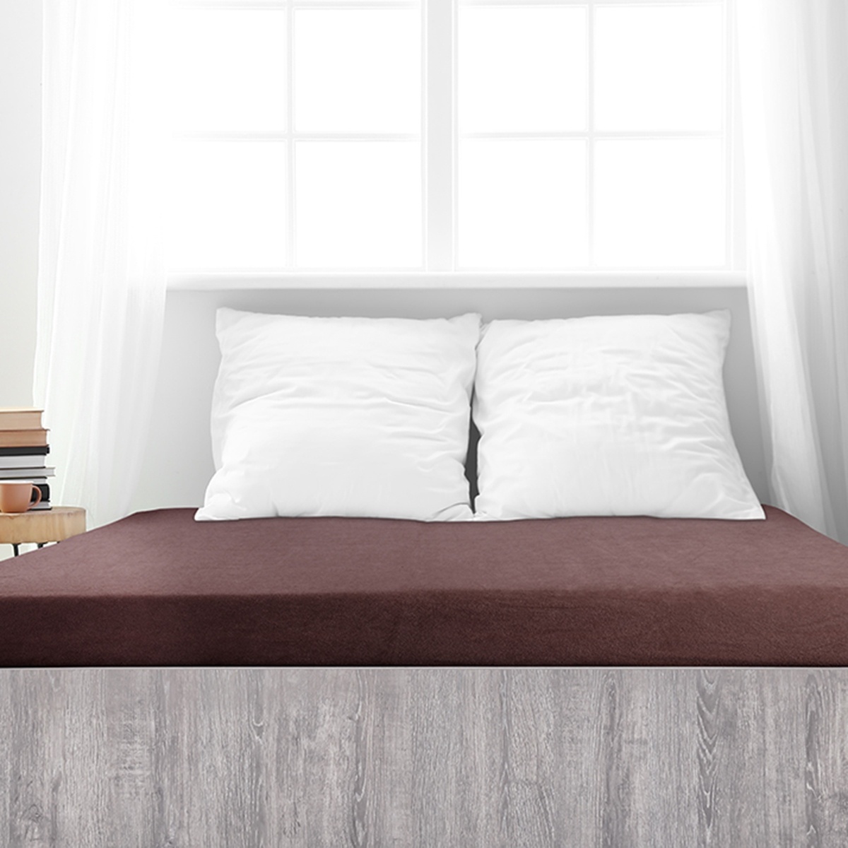 4Home froté prostěradlo Ideál tmavě hnědá