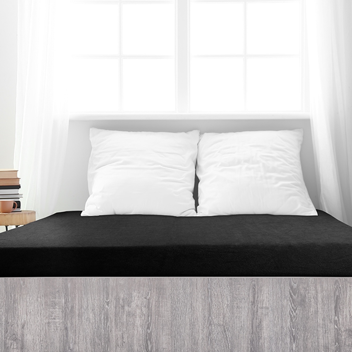 4Home froté prostěradlo Premium černá