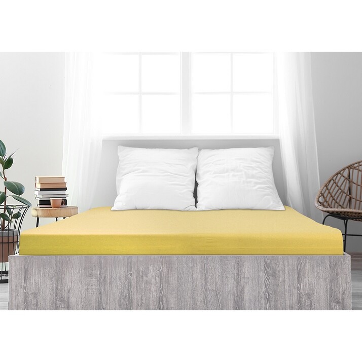 4Home jersey prostěradlo Ideál žlutá