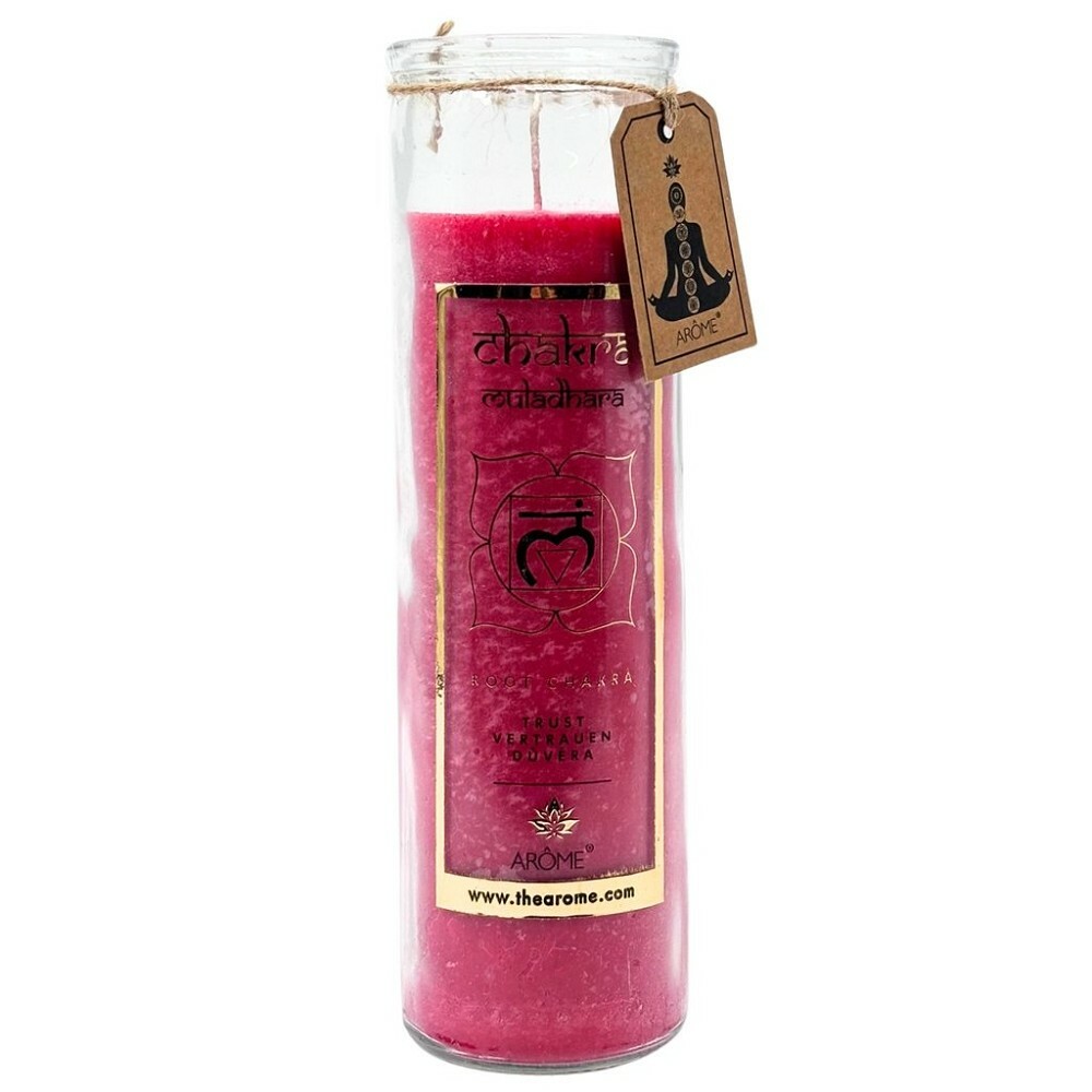 Arome Vysoká vonná svíce Chakra Důvěra