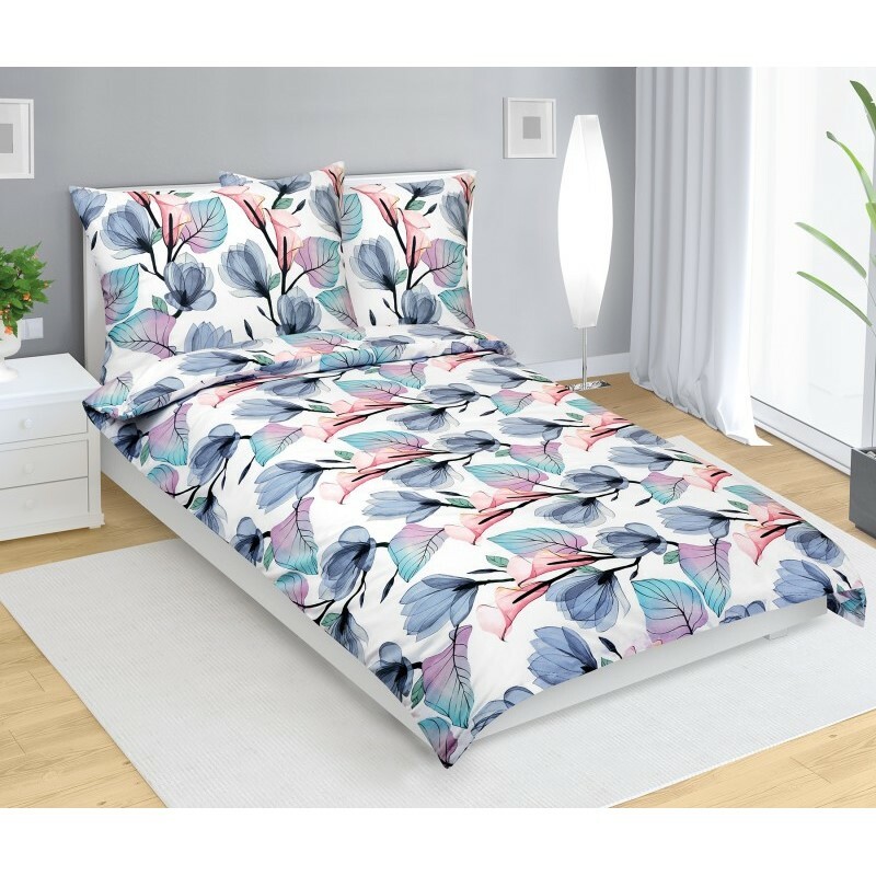 Bellatex Bavlněné povlečení Louka modrá