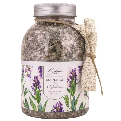 Bohemia Gifts Povzbuzující koupelová sůl se šalvějí