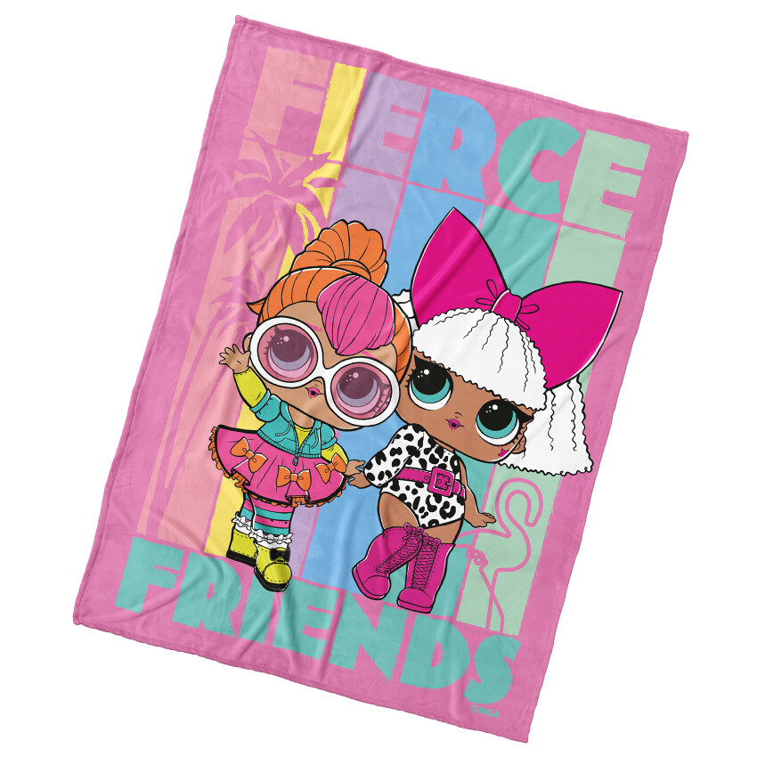 Carbotex Dětská deka L.O.L. Surprise Fierce Friends