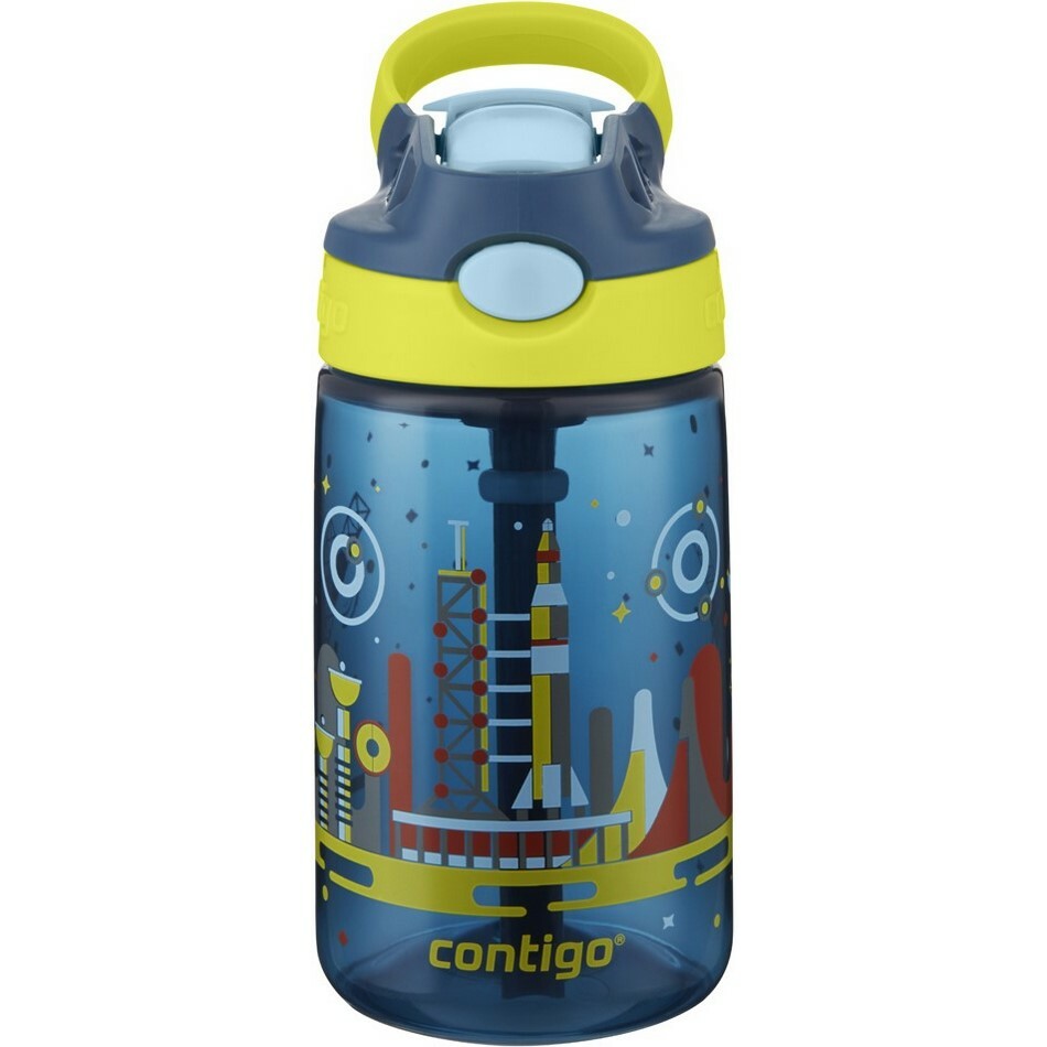 Contigo Dětská lahev Gizmo Flip 420 ml Blue Nautical Space