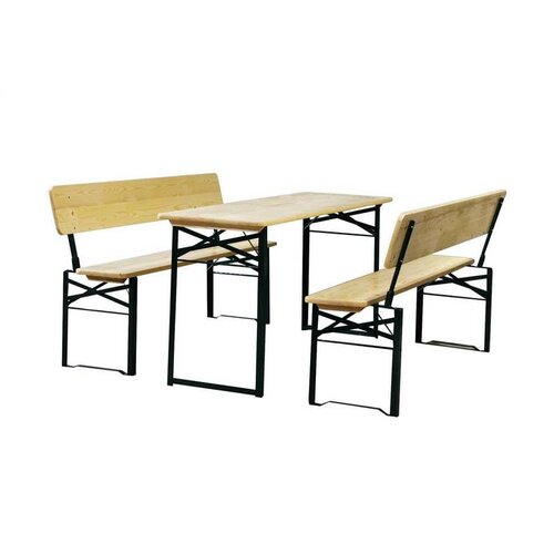 Happy Green Zahradní pivní set s opěradlem 75 x 60 x 115 cm