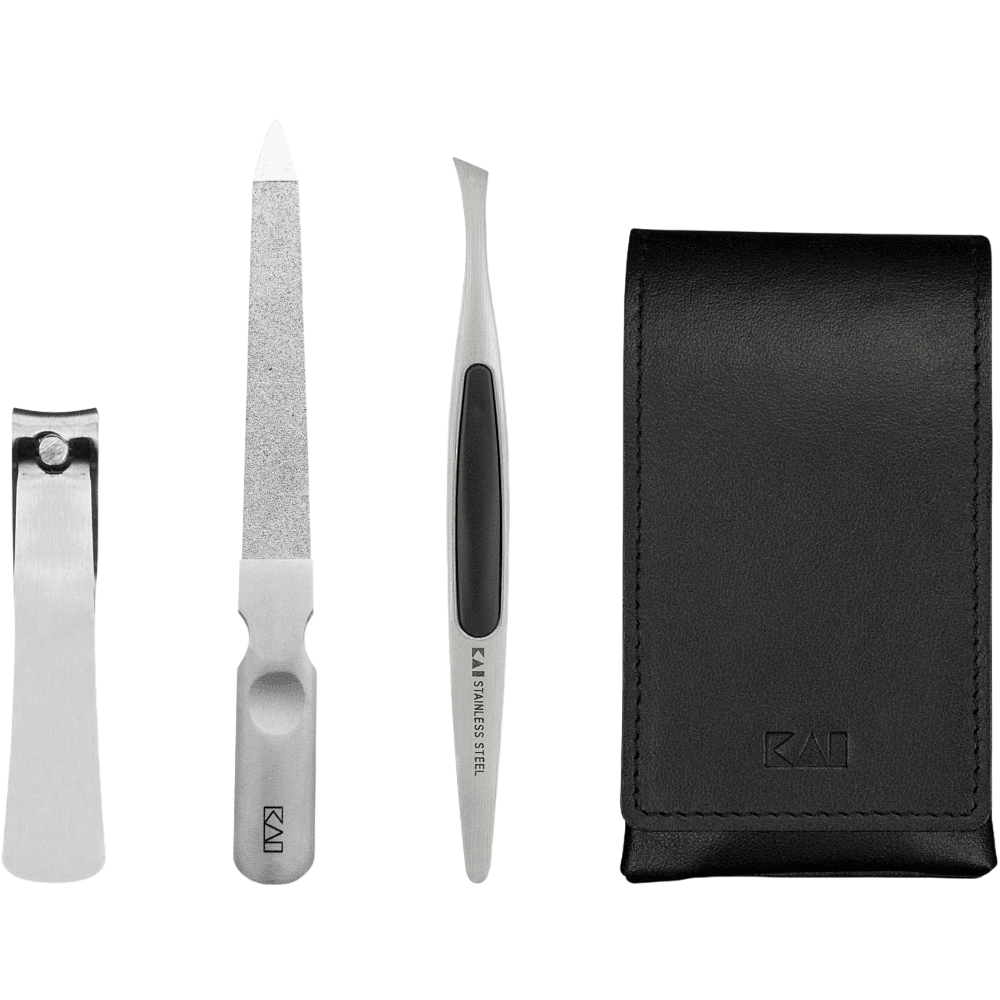 Kai Sada na nehty v koženém pouzdře Beauty Care – kleštičky