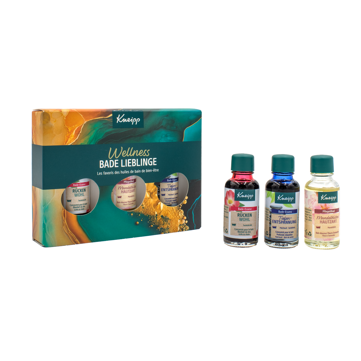 Kneipp Sada olejů do koupele 3 x 20 ml