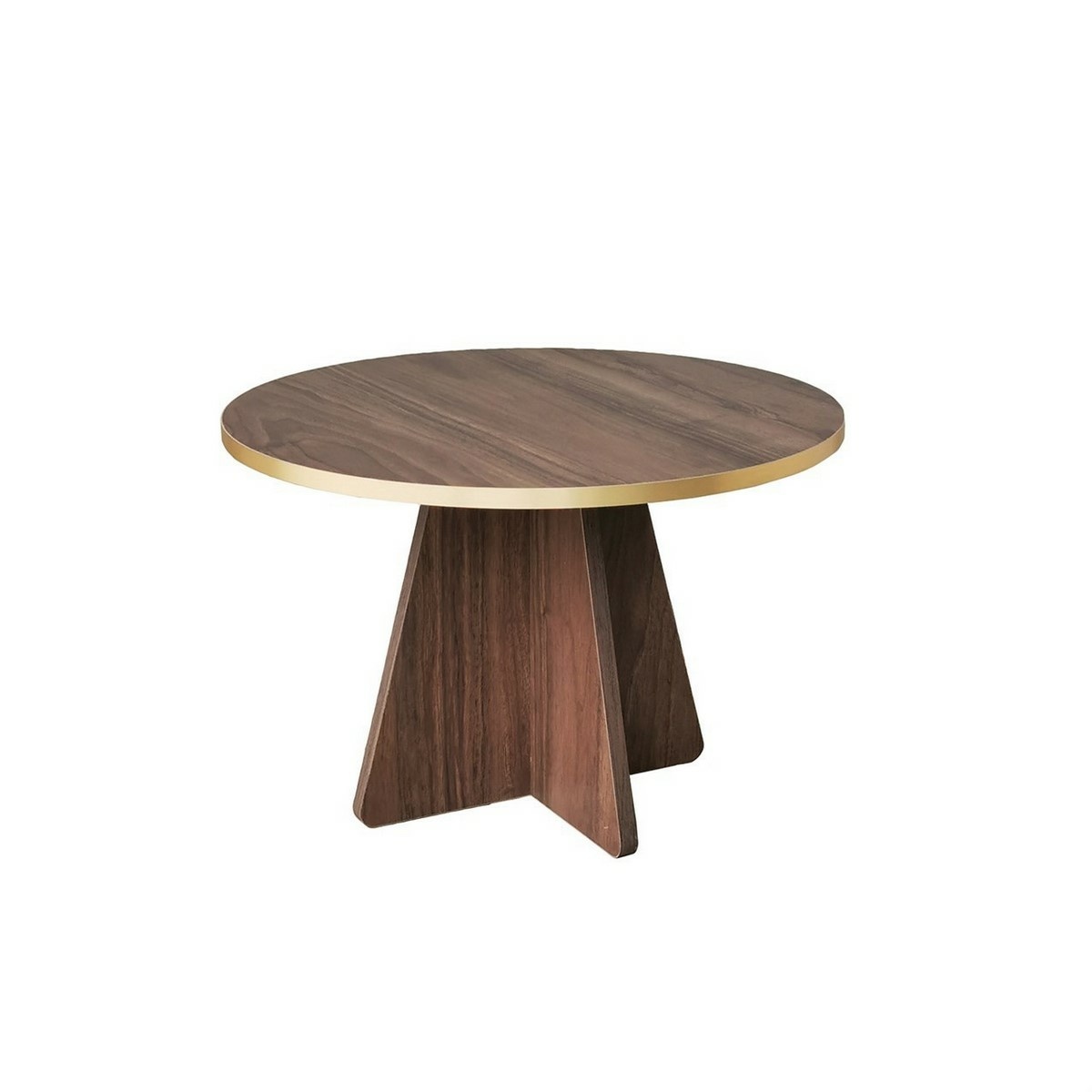 Konferenční stolek Mushroom Gold and Walnut