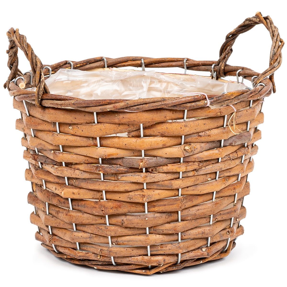 Koš z neloupaného proutí Nature