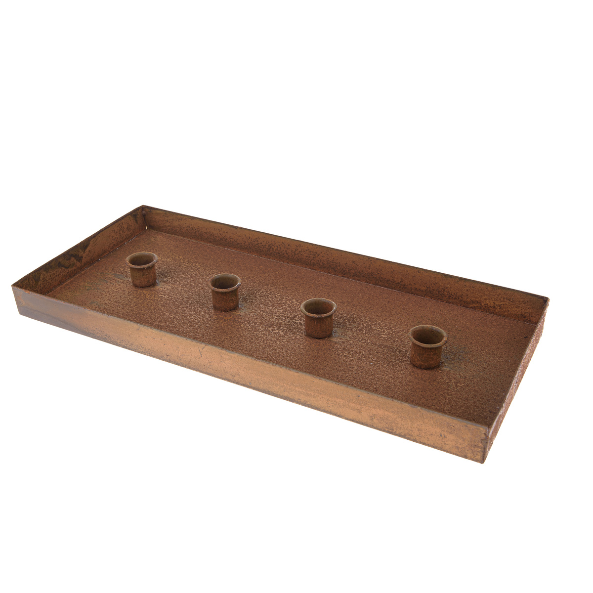 Kovový stojan na svíčky Rustik