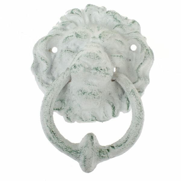 Litinové klepadlo Lion bílá