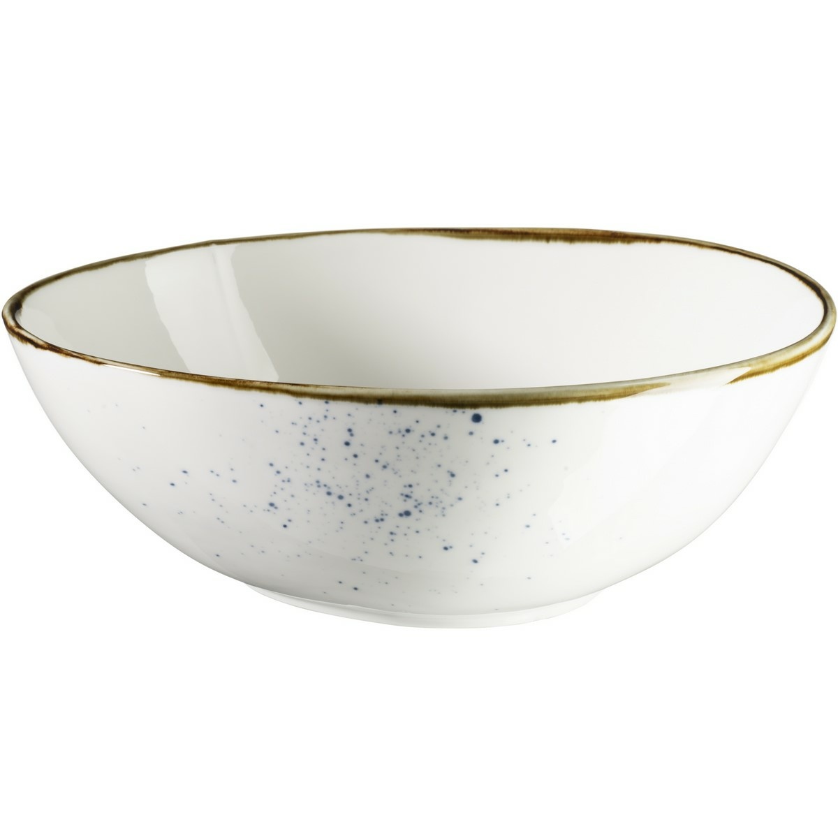 Mäser Oválná miska Pintar White modré tečky 22 x 19 cm