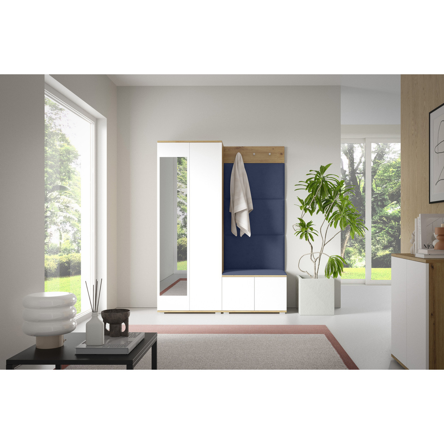 Předsíňová stěna SEVILLA I Modrá III