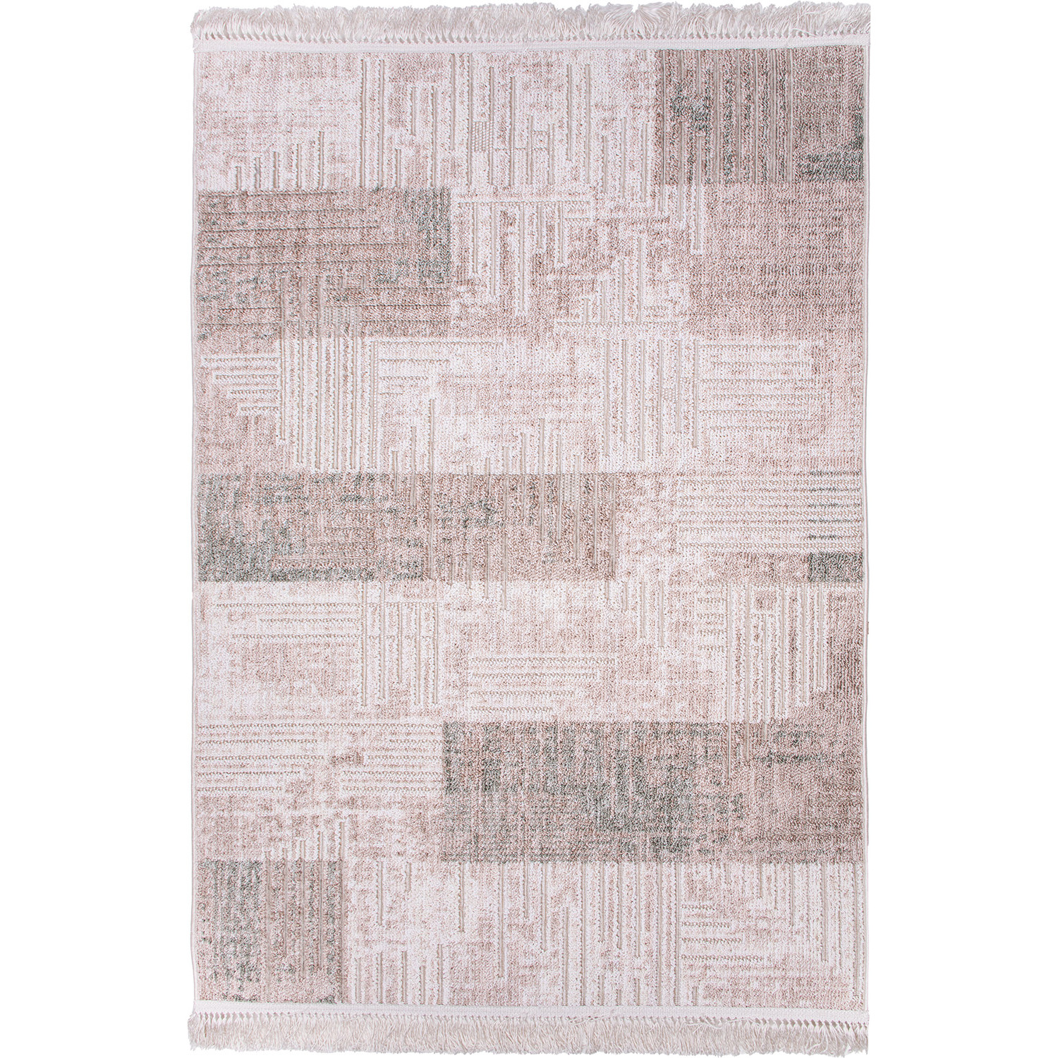 Koberec BENITA 512 zelená-krémová - 160x230 cm