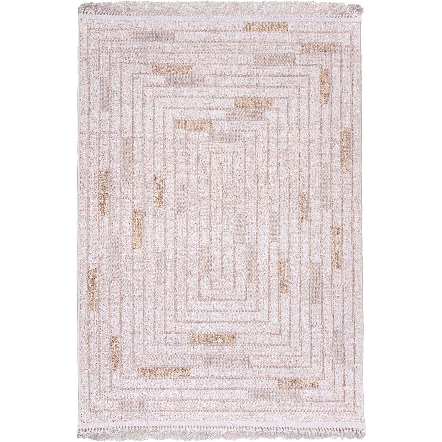 Koberec BENITA 525 žlutá-krémová - 160x230 cm